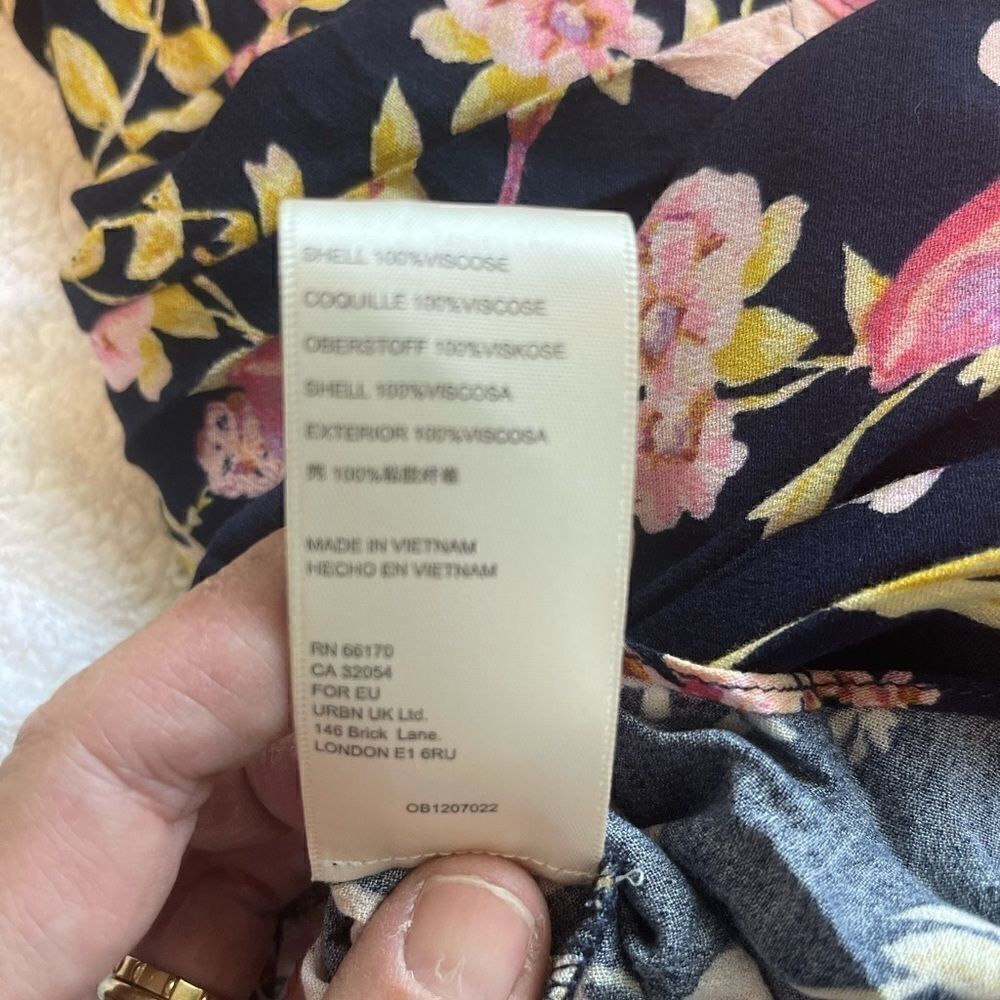 FREE PEOPLE Tate Flared Sleeves Floral Tunic Top - Picture 12 of 13